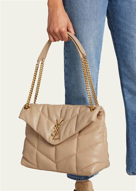 ysl puffer beige|ysl saint laurent bag.